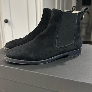 Stuart Weitzman - Chelsea Boot - Black Suede - Size 6.5